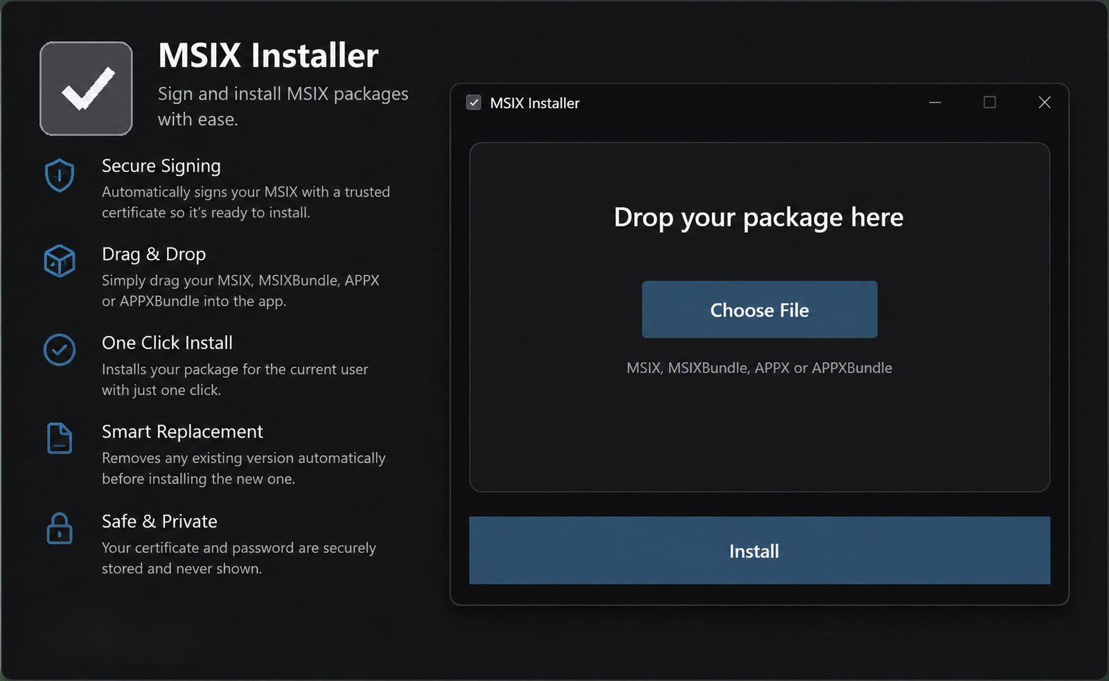 MSIX Installer screenshot