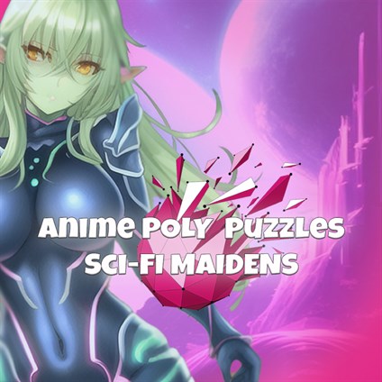 Anime Poly Puzzle - Sci-Fi Maidens