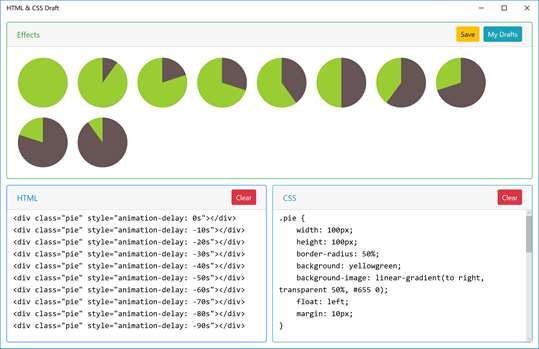 HTML & CSS Draft screenshot 2
