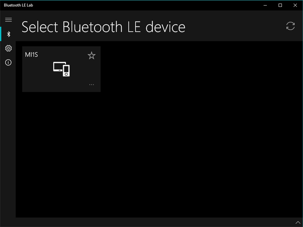 #1. Bluetooth LE Lab (Windows) Podle: Ian Savchenko