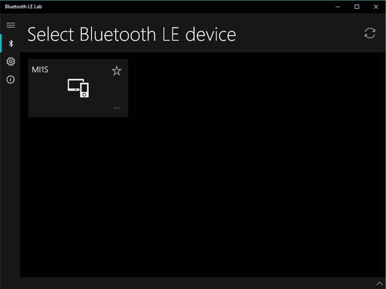 Bluetooth LE Lab - PC - (Windows)