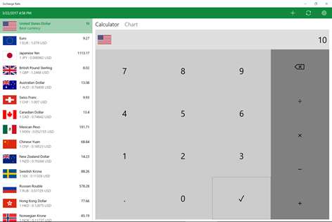 Exchange Rate Screenshots 1