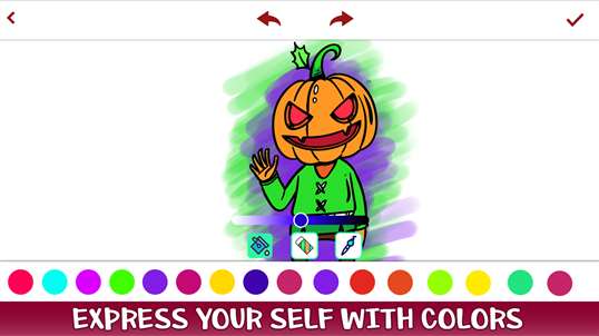 Halloween Coloring Book For Adults screenshot 3