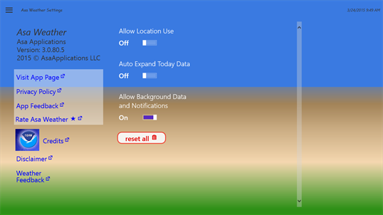 Asa Weather screenshot 5