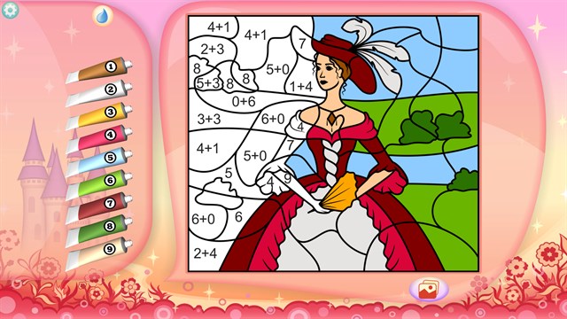 Pretty Princess Coloring Book + screenshot 1