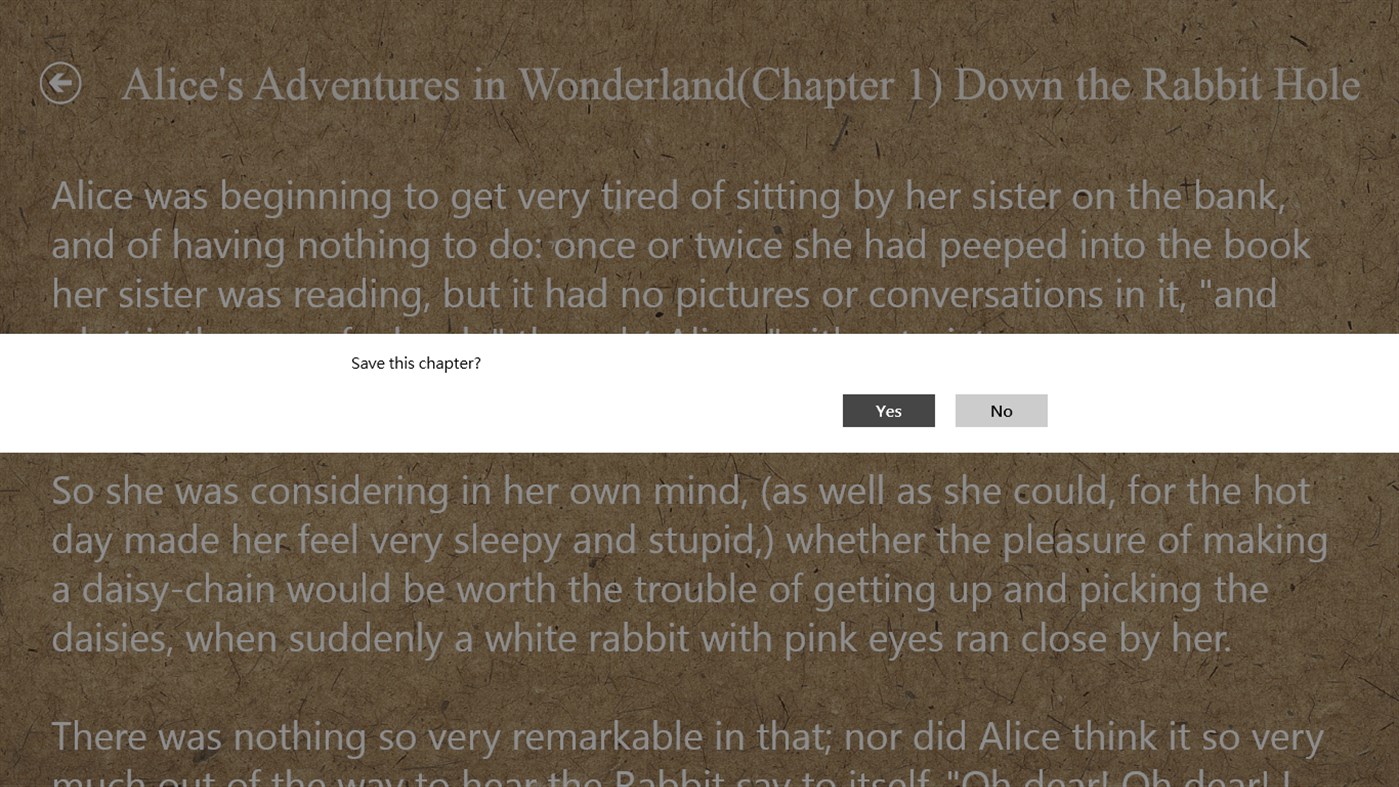 #2. Alice's Adventures in Wonderland eBook (Windows) 来自: rayapppro