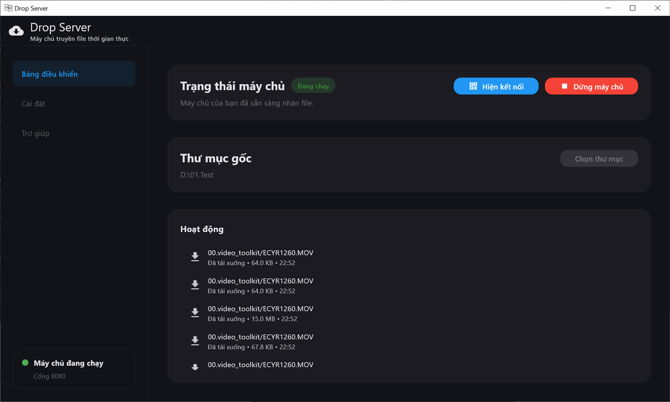#2. DropServer (Windows) By: ptl1998naganodevall