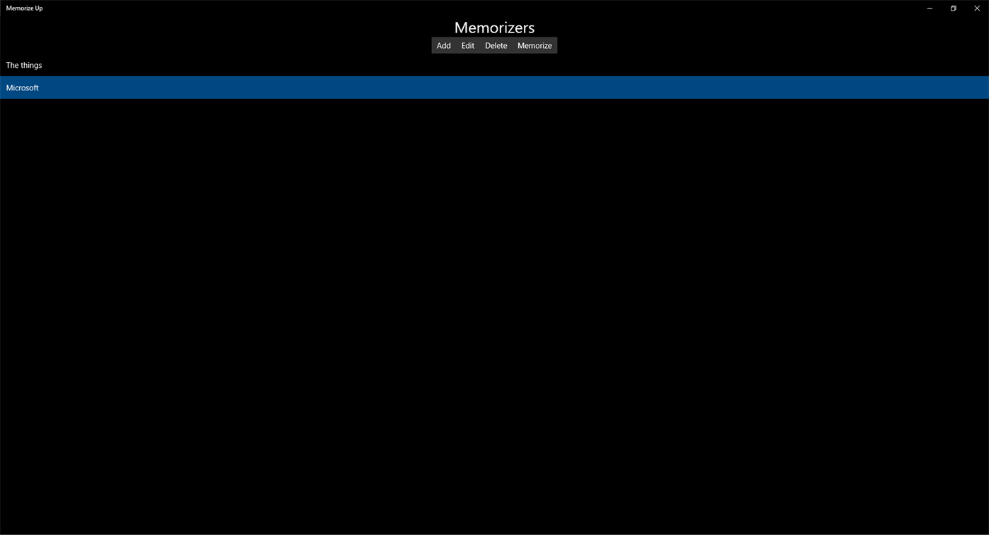 #1. Memorize Up (Windows) 由: Ryuh Brothers