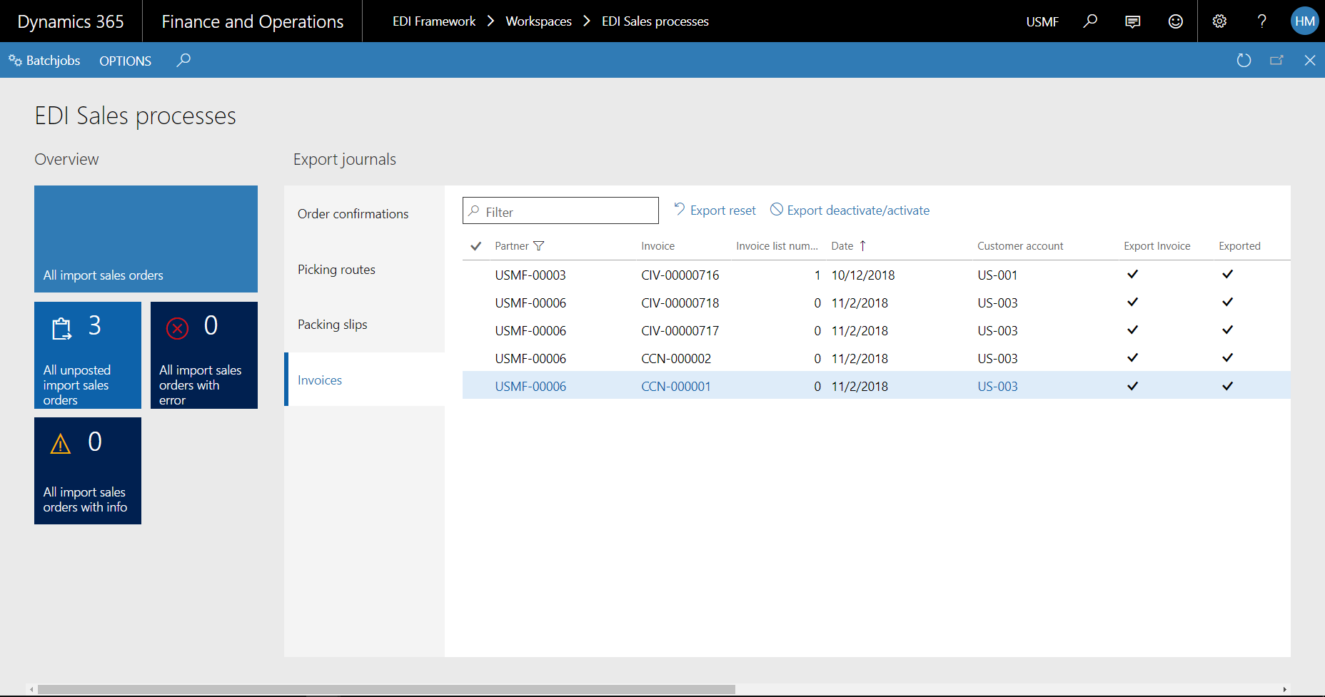 Snapshot 2 of BE-terna EDI-Framework