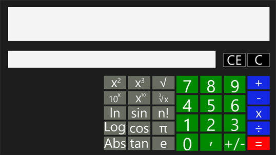Calcolatrice touch screenshot 2