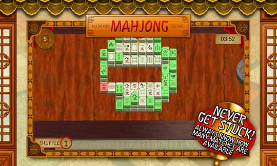 Multiplayer Mahjong Solitaire screenshot 5