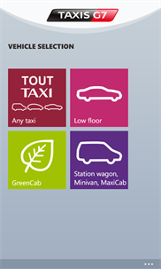Taxis G7 Particulier screenshot 3