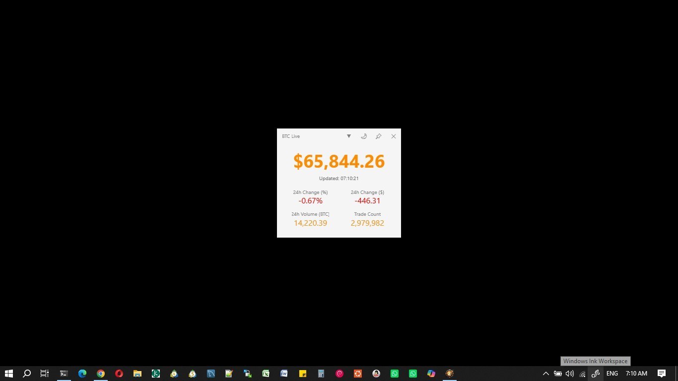 Perfin Bitcoin Pro screenshot