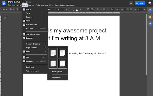 How To Use Google Docs In Dark Mode