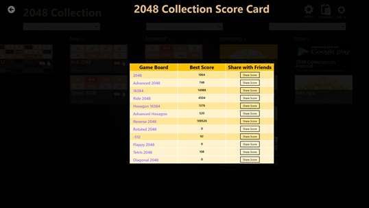 2048 Collection: 12 Game Boards screenshot 5