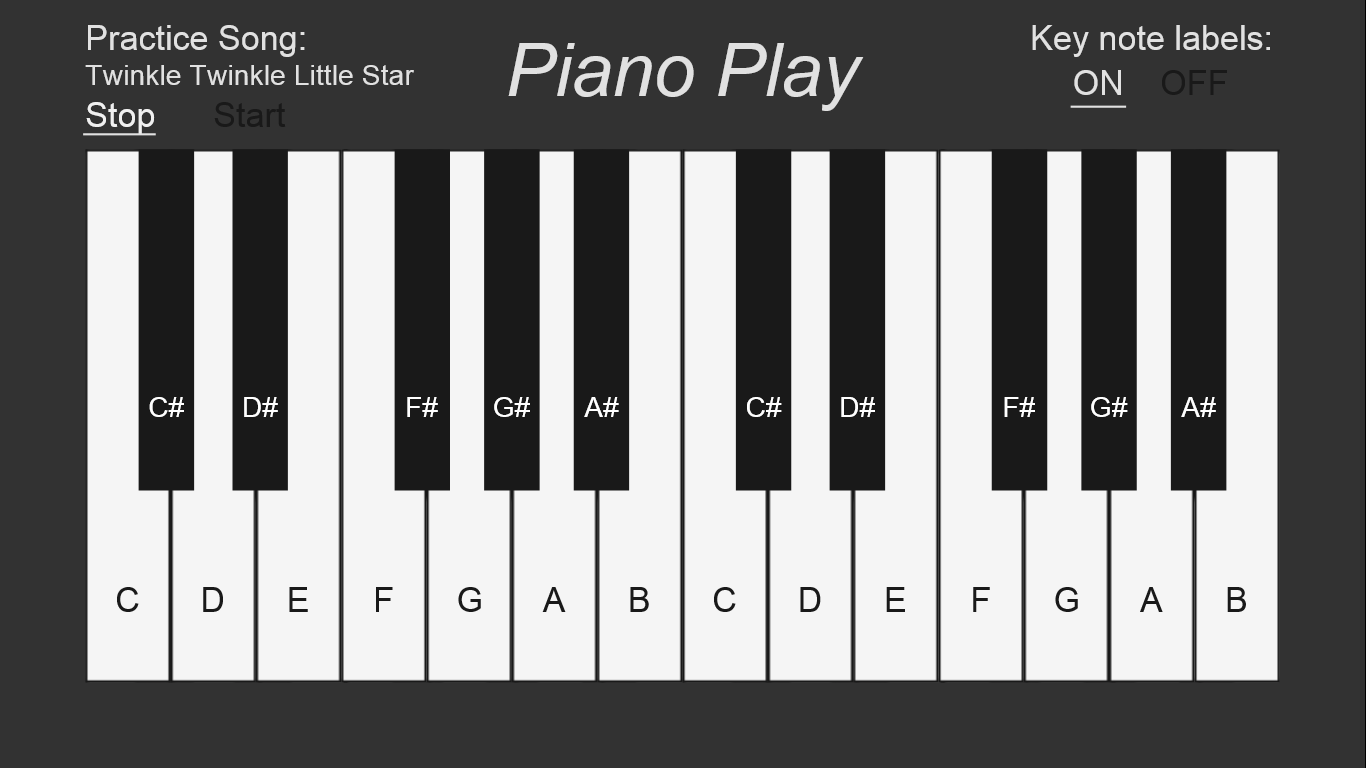 Piano Keys Notes. DM Key Notes. GM Note Keys. Virtual Piano for Windows.