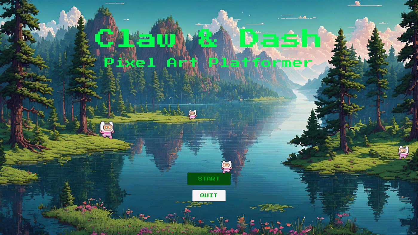 #5. Claw & Dash: Pixel Art Platformer (Windows) Bởi: Wonder Studio