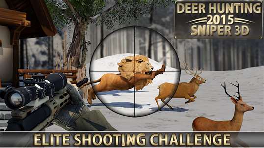 Deer Hunting 2015 - Mountain Sniper Shooting 3D screenshot 7