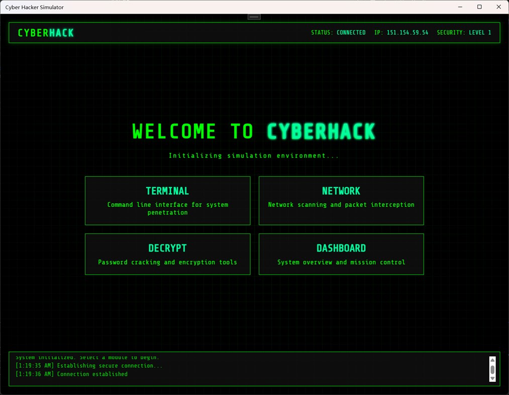 #3. Cyber Hacker Simulator (Windows) بواسطة: RollerNiGi