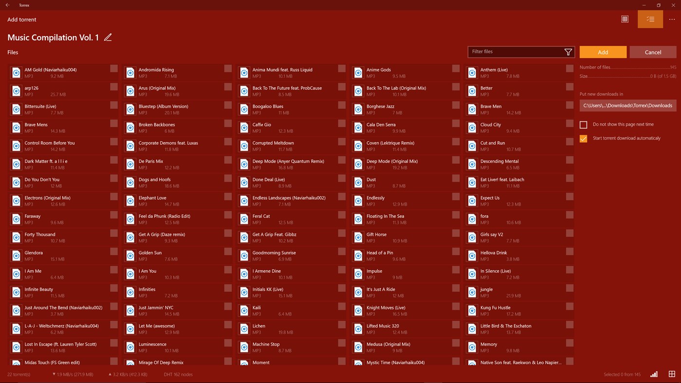 #3. Torrex Lite - Torrent Downloader (Windows) 来自: Finebits OÜ