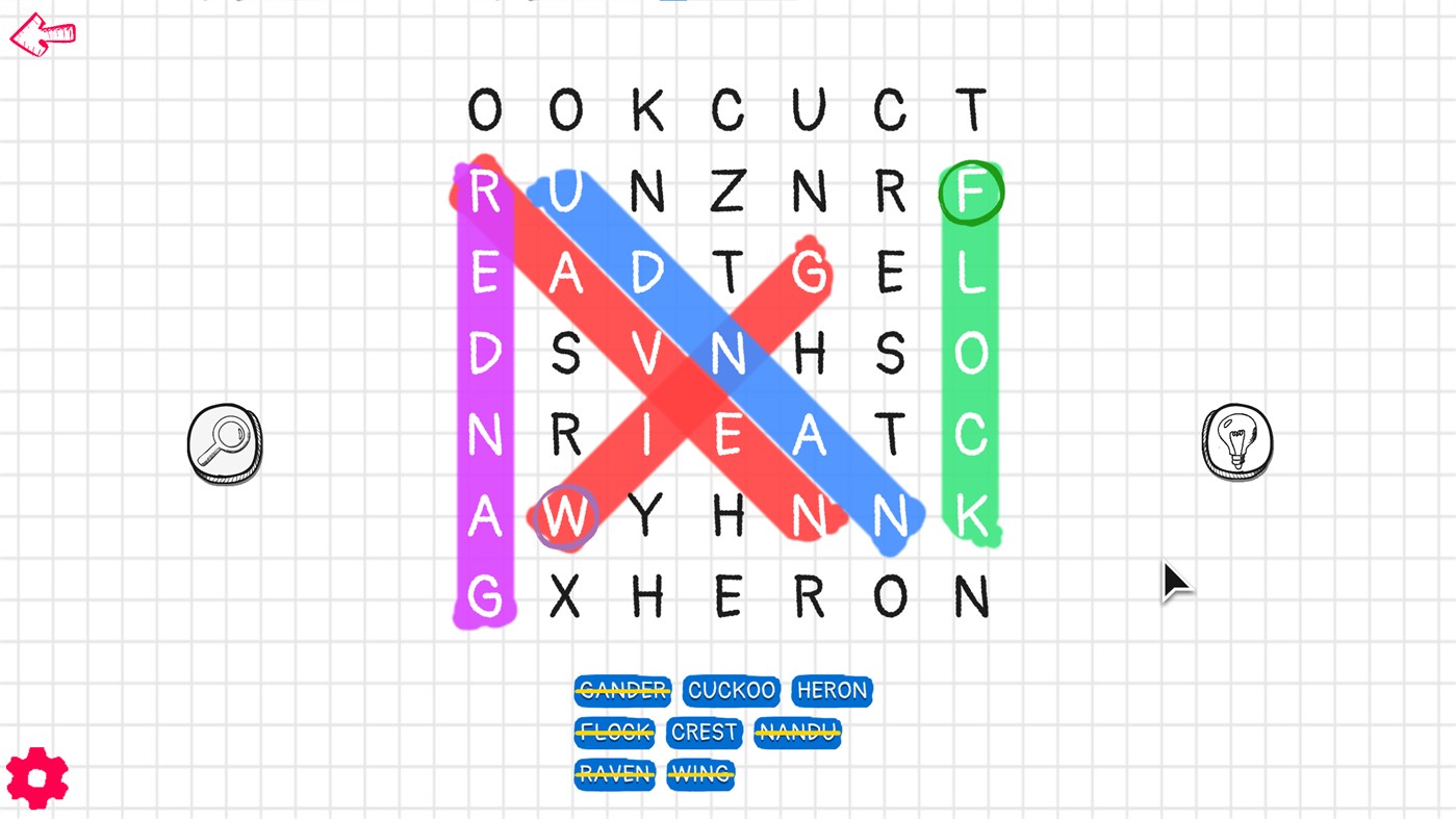 #1. Word Search Challenge (Windows) Podle: PandaSoftwares