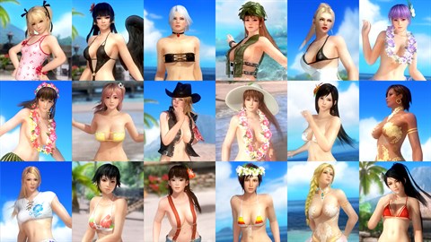 Limited Time Only! DOA5LR Summer Getaway Set + Female Fighters