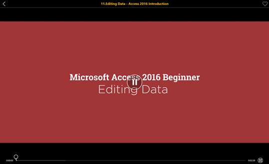 Learning Path Access 2016 Tutorials screenshot 1