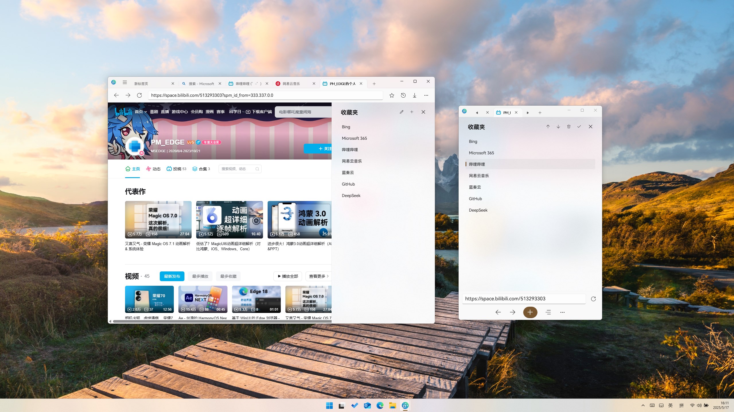 Fringe Browser screenshot