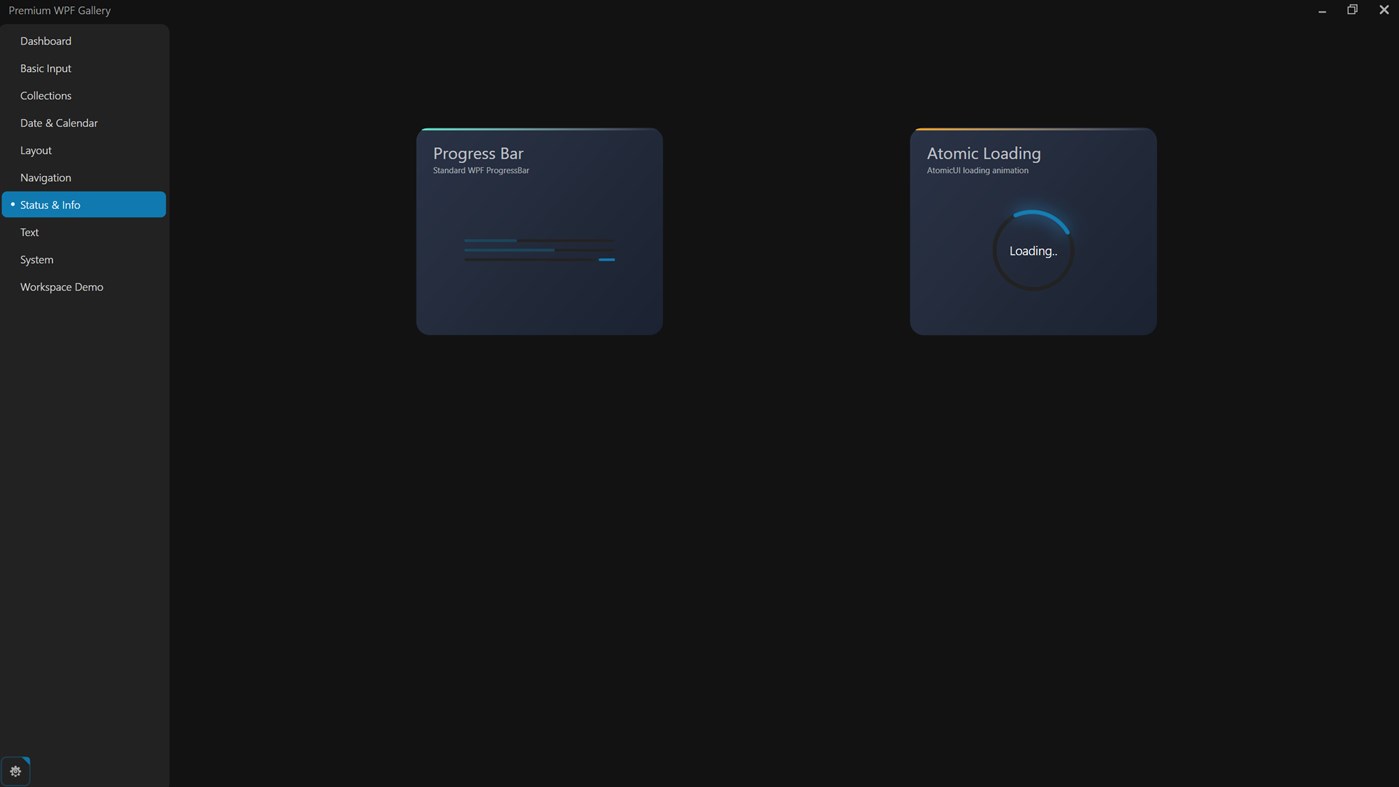 #6. WPF Gallery – AtomicUI (Windows) Ved: AtomicApps