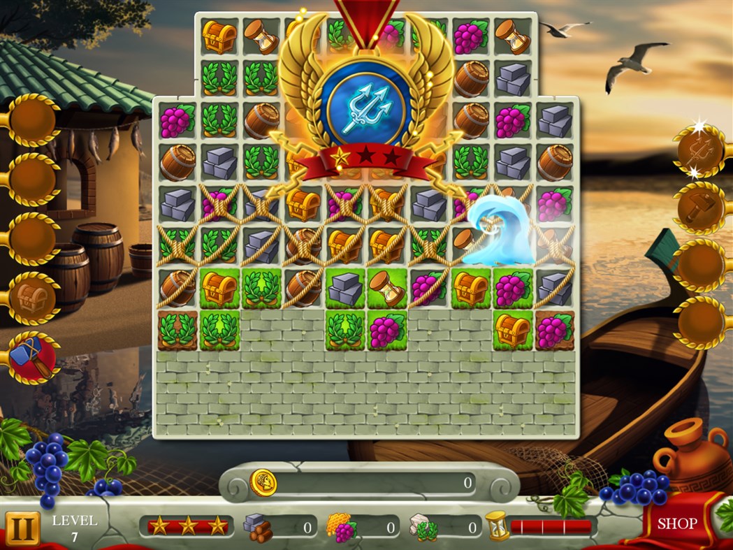 #1. LEGEND OF ROME - THE WRATH OF MARS - MATCH 3 (Windows) โดย: magnussoft Deutschland GmbH