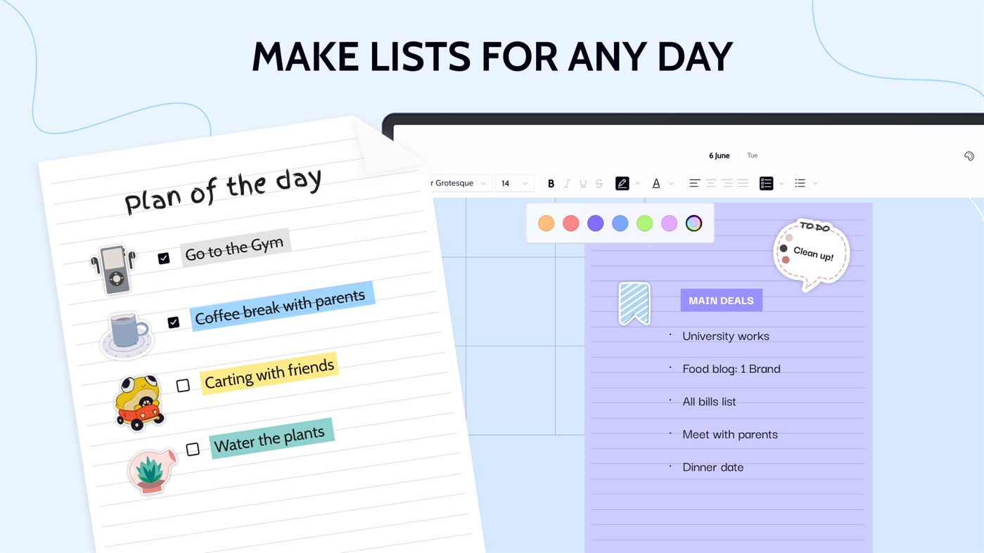 #3. Weekly Timetable: Task & Routine Planner (Windows) โดย: LLC "CREATIVE WORKSHOP"