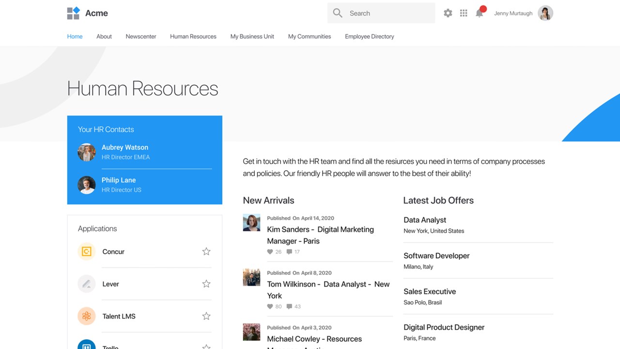 Snapshot 4 of LumApps: Employee Intranet for Microsoft 365