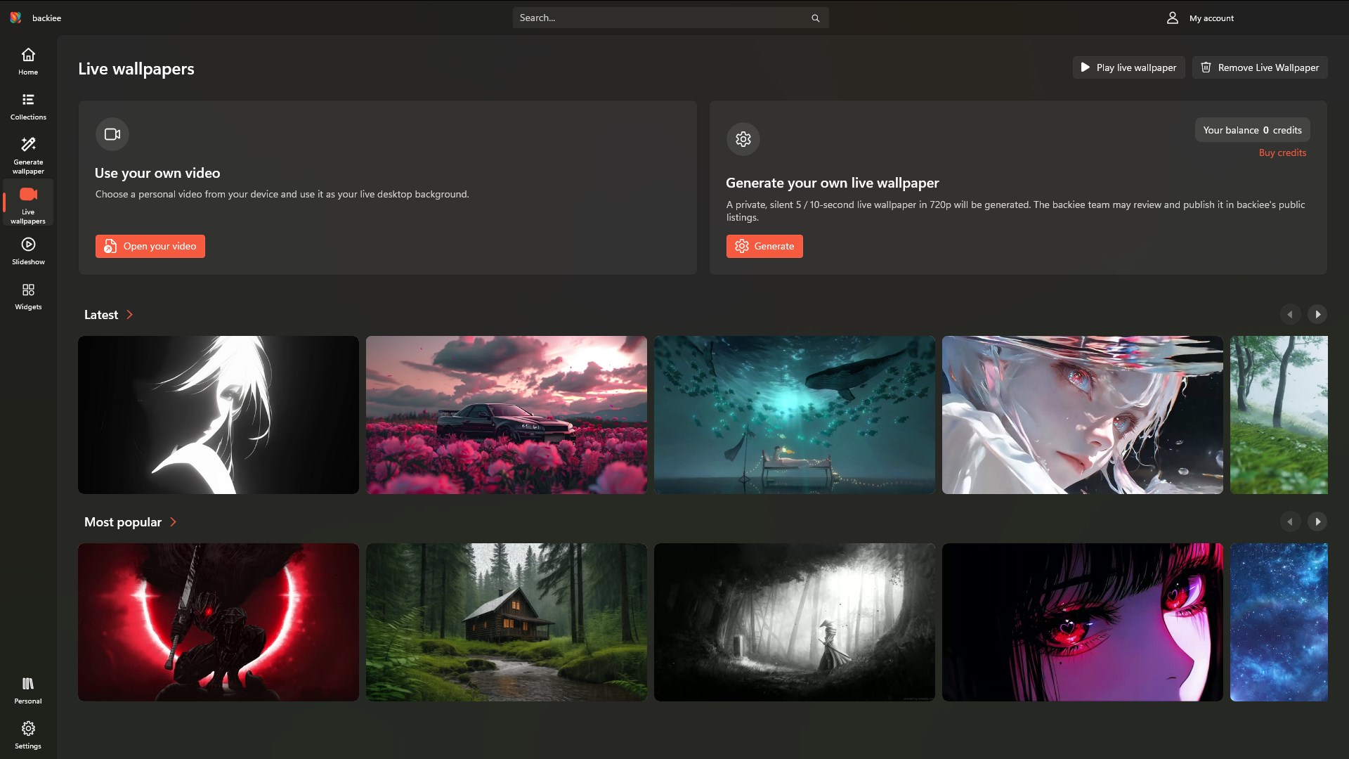 backiee - Wallpaper Studio 10 screenshot