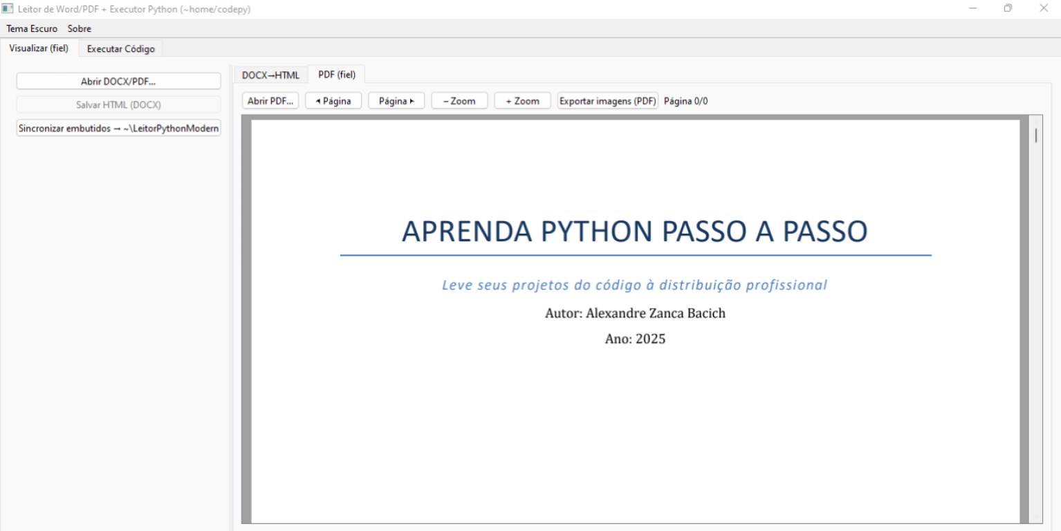 Leitor Python Modern screenshot