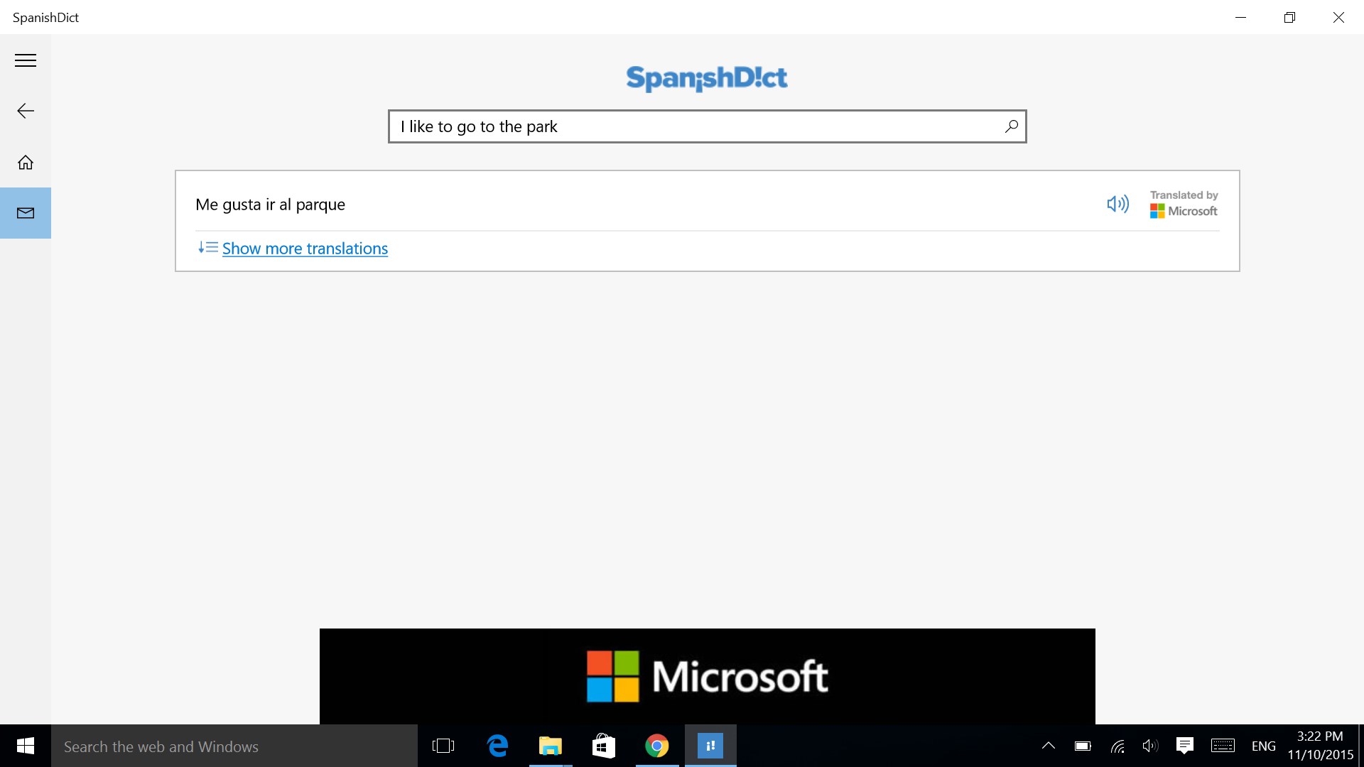 SpanishDict for Windows 10 Mobile