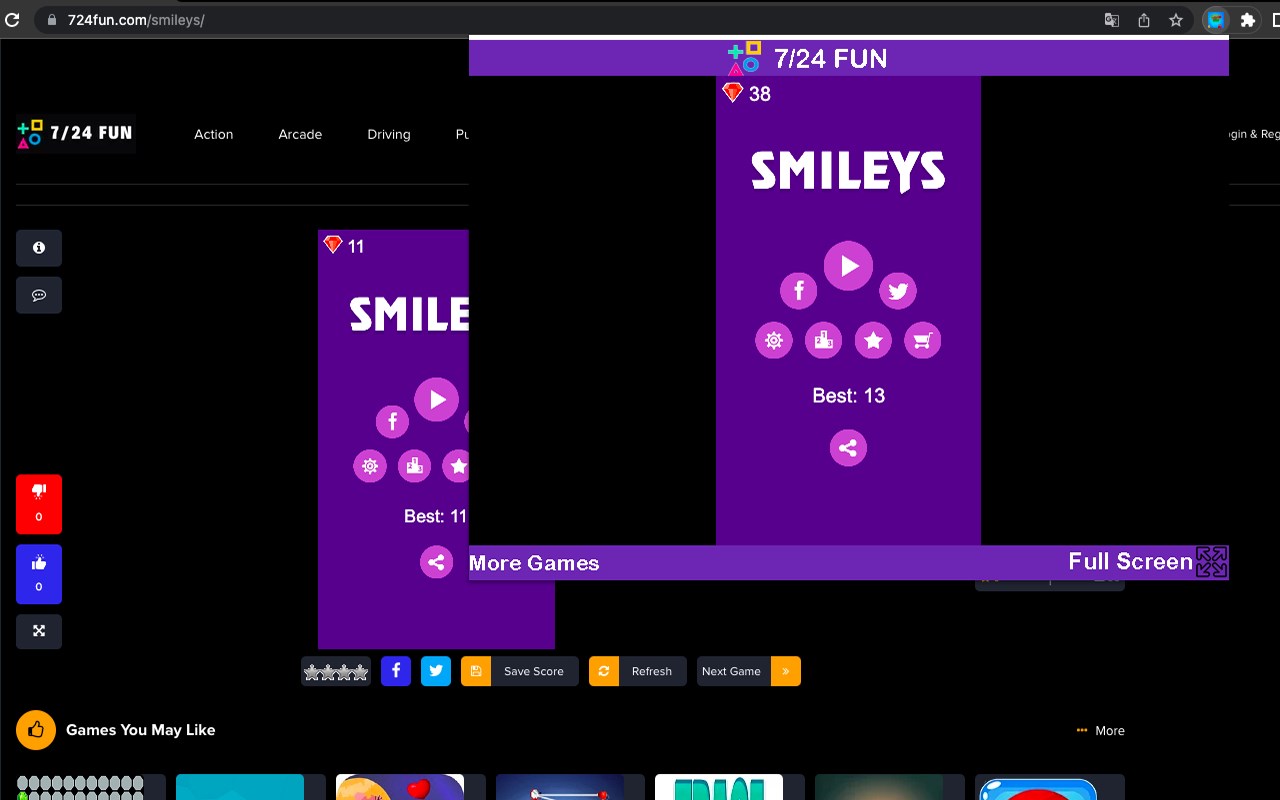 Smiles Game - Html5 Game