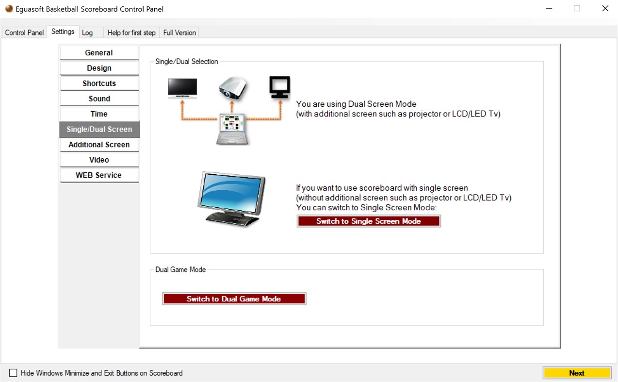 #4. Eguasoft Basketball Scoreboard (Windows) By: Eguasoft