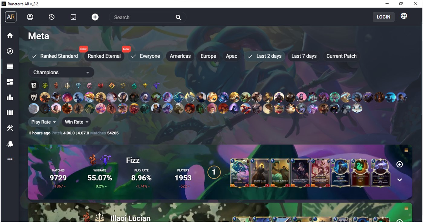 #2. Runeterra AR Tracker (Windows) Által: Program AR