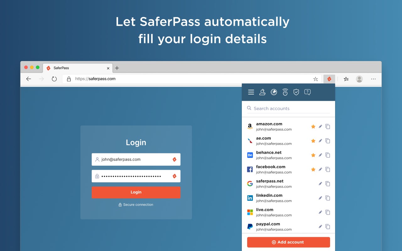 SaferPass: Password Manager