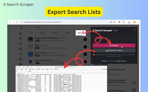 X Search Scraper – Export Twitter... Stats, Downloads & Safety Check ...