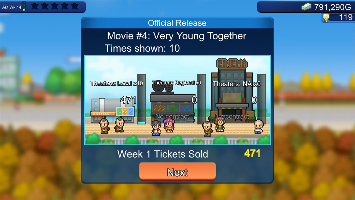 #3. Silver Screen Story (Xbox) 来自: Kairosoft