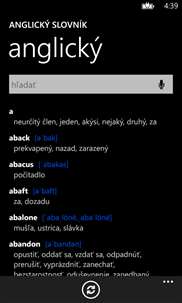 Offline slovník screenshot 1