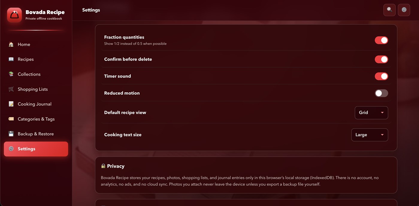 #5. Bovada Recipes (Windows) By: AMIRULLAH