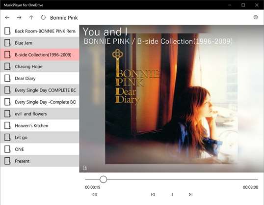 MusicPlayer for OneDrive screenshot 2