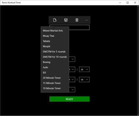 Ronin Workout Timer Screenshots 2