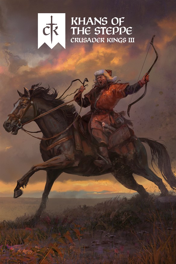 Crusader Kings III: Khans of the Steppe Xbox Series X|S and Xbox One cover art