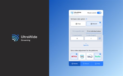 UltraWide Streaming: Custom Fullscreen Ratios