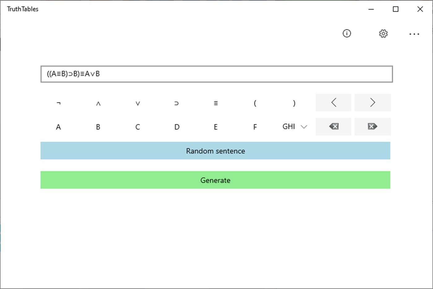 Truth Table Generator By Jukka Hkkinen Windows Apps Appagg Truth Table Generator By Jukka Hkkinen Windows Apps Appagg