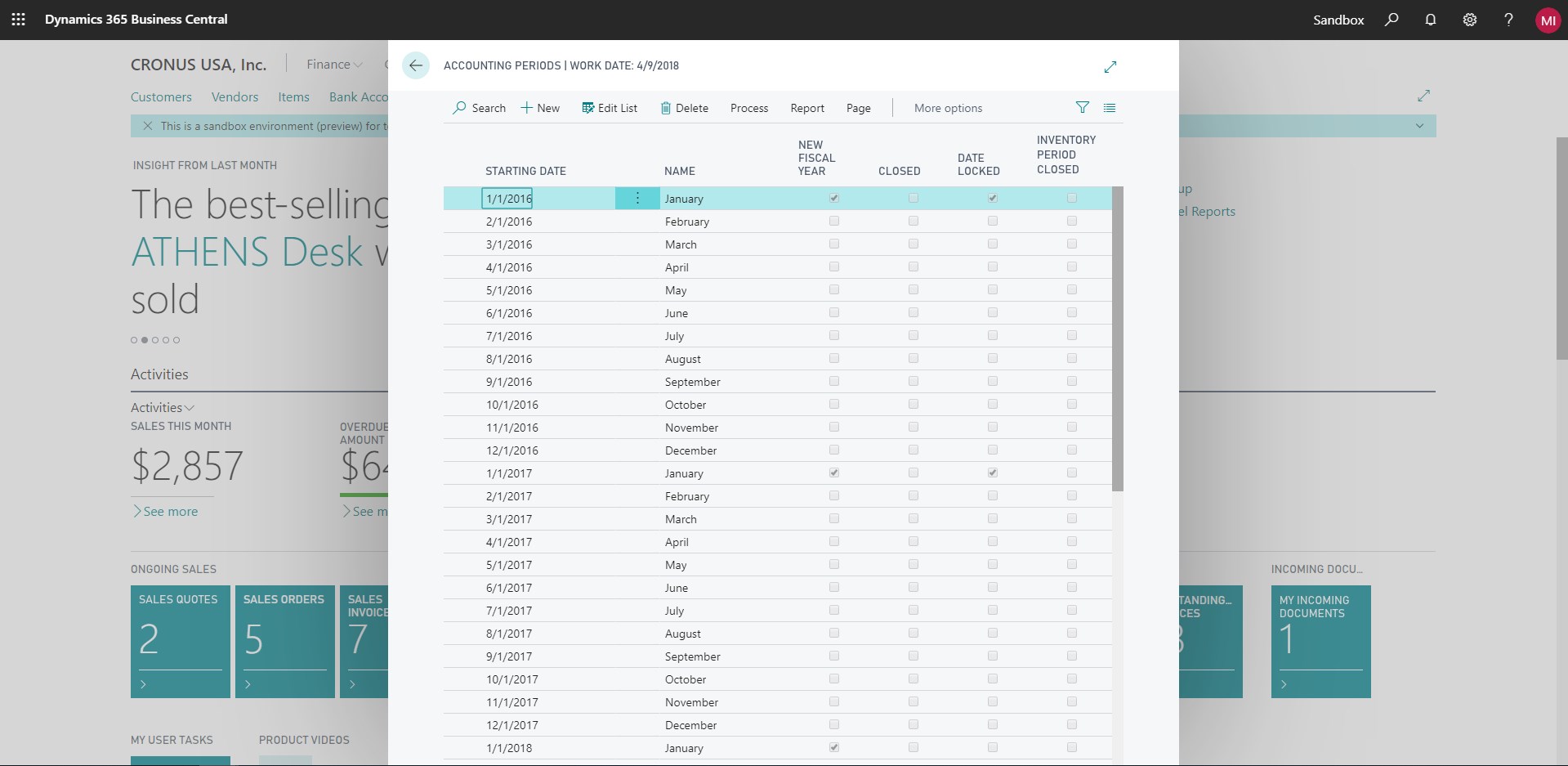 Snapshot 2 of Microsoft Dynamics 365 Business Central Year End: 1-Hr Assessment