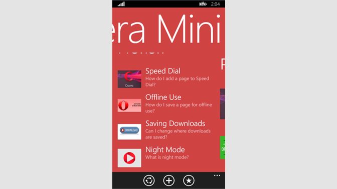 Get Opera Mini 2017 Guide Microsoft Store